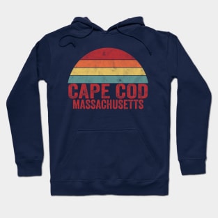 Vintage Cape Cod Beach Massachusetts Hoodie